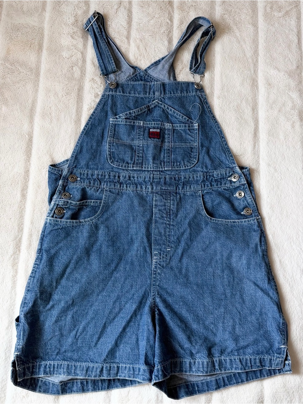 Vintage Route 66 Short Overalls Size Medium